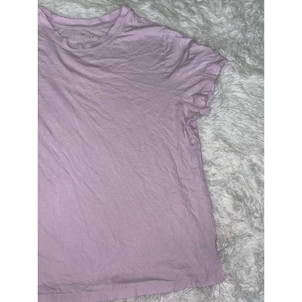 A New Day Women’s X-Large Light Lavender Cotton/modal Tee. Soft, Comfortable - Picture 2 of 8